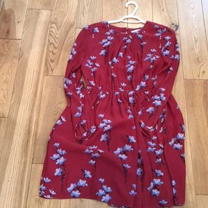 NWT LOFT Bluson Dress Small Petite
